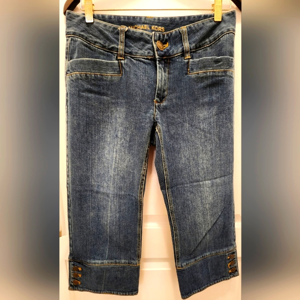 Michaels Kors Denim Capri Pants Size 4